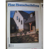 Fine Homebuilding Back Issues Magazines Lot of 6 Entire Year 1994 DIY Remodeling