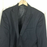 Calvin Klein Macys Pinstripe Worsted Wool Sportcoat Jacket Blazer Mens 42R Slim