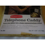 Vintage Rubbermaid Telephone Caddy Rotary Phone Plastic Case 70s Harvest NOS