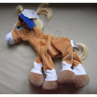 NWT BUILD A BEAR UnStuffed Horses & Hearts Palomino Full Size Plush Animal 18in