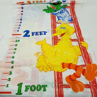 Princess Fabrics Sesame Street Fabric Growth Chart Panels Vintage Muppets 503