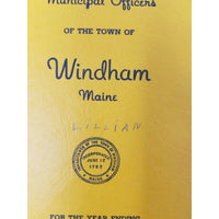 Annual Report Town Officers of Windham Maine February 1 1950 Cumberland County
