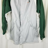 Vintage Miami Hurricanes UM Red Oak Parka Jacket Mens XL NCAA Football 90s Green