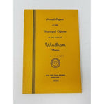 Annual Report Town Officers of Windham Maine February 1 1950 Cumberland County