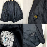 Oleg Cassini Couture Basketweave Worsted Wool Sport Coat Jacket Blazer Mens 48L