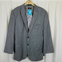 Marc Ecko Cut & Sew Multitask Gray Vegan Wool Sportcoat Jacket Blazer Mens 46R