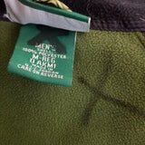 LL Bean Fleece Lined Softshell Windbreaker Jacket Mens M Full Zip Up Vented Arms