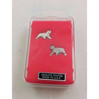 Maine Black Bear Stud EARRINGS Pewter Made in the USA Silver Metal Wild Animals
