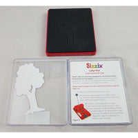 Sizzix Originals Green Tree Red Large Dies Cutter 38-0176 Plastic Case