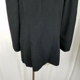 Jones New York Double Breasted Winter Wool Military Short Peacoat Coat Womens L