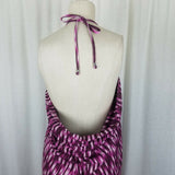 Eddie Bauer Aster Purple Freedry Convertible Halter Dress Womens 2XL Stretch