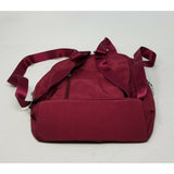 Factory Sample Baggallini Darlington Backpack Berry With Mango Silver Hardware