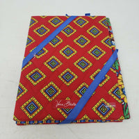 VERA BRADLEY Double Photo Quilted Fabric Bifold Picture Frame VILLA RED Retired