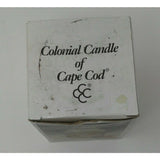 Colonial Candle Of Cape Cod Della Robbin Candle Jar Holder Metal Brass Finish