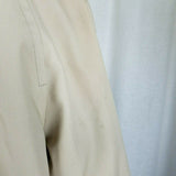 London Fog Maincoats Petites Summer Rain Trench Coat Womens 12P Placket Front