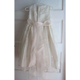 Cinderella Embroidered Taffeta Tulle Tea Party Holiday Wedding Dress Girls sz 3