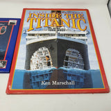 On Board the Titanic Giant Cutaway Inside the Titanic Books Educational Lot