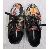 Converse Cons Zakim Ox Floral Hawaiian Hibiscus Flowers 151318C Womens 6.5 Black