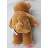 NWT BUILD A BEAR Peppermint Paws Candy Cane Bear Stuffed Full Size Plush Brown