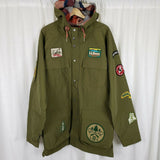 LL Bean X Todd Snyder Baxter State Parka W Patches Antique Olive Jacket Mens XXL