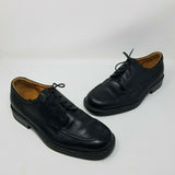 Bill Blass Italy Evans Black Leather Split Toe Derby Dress Shoes Mens 10 Oxfords