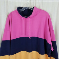 Earthquake San Francisco Pullover Baja Shirt Jacket Sweatshirt Mens M Cotton 90s