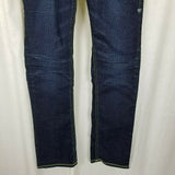 Coogie Embroidered Denim Blue Jeans Womens 7 8 Loud Abstract Hip Hop Sexy Flirty