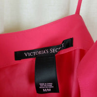 Victoria's Secret Lace Trim Accents Tank Top Cami Camisole Womens M Coral Salmon