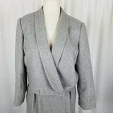 Kwon Suk Im Soft Cashmere Skirt Suit 2 Piece Outfit Set Blazer Jacket Womens S