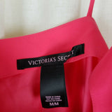Victoria's Secret Lace Trim Accents Tank Top Cami Camisole Womens M Coral Salmon