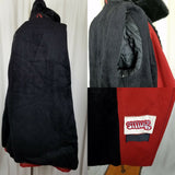 Smug Long Maxi Fur Lined All Weather Trench Pea Coat Womens M L Burnt Orange Red