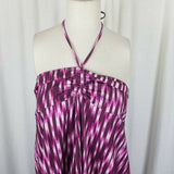 Eddie Bauer Aster Purple Freedry Convertible Halter Dress Womens 2XL Stretch