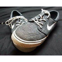 Zoom Nike SB Stefan Janoski Canvas Skate Shoes Mens 7.5 Black Gum 615957-003