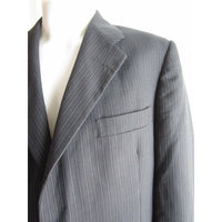 Christian Dior Hart Schaffner & Marx Pinstriped Wool Sport Coat Jacket Blazer L