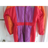 Vintage Sergio Tacchini Insulated One Piece Winter Ski Snowsuit Womens 8 Italy