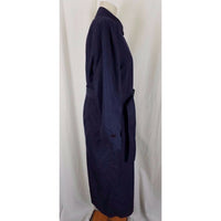 LL Bean Trench Coat Placket Front Belted Rain All Weather Insulated Womens S USA