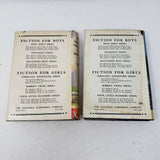 Vintage 1940s Hardcover Books Annapolis Battleship Boys Fiction Lot 2 Saalfield