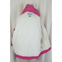 Vintage Skyr Gore-Tex Retro Neon Loud 90s Parka Ski Puffer Jacket Womens 10 Pink