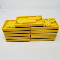 Sizzix Medium Die Cutters Lot 11 Yellow Mix Objects Garden Nature Shapes Food