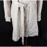 Fitz-Wright Petite Double Breasted Belted Tie All Weather Trench Coat Womens PM