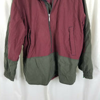 Vintage DS 3/4 Zip Pullover Heavyweight Windbreaker Parka Ski Jacket Mens L 90s