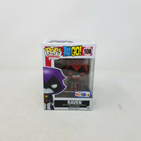 Funko Pop! Teen Titans Go! Raven 108 Toys R' Us Exclusive Vinyl Figure Toys NOS