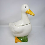 Vintage Metlox Sir Francis Drake Cookie Jar Duck Ceramic USA Country Kitsch