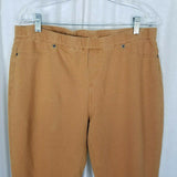 Evys Tree Denim Skinnies Ponte Pants Skinny Jeans Jeggings Leggings Topaz XL NWT