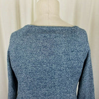 Threads 4 Thought Jersey Knit Sweatshirt Top Mottled Heathered Blue Womens S NWT