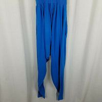 Via Satellite Harem Romper Jumpsuit Womens M Genie Parachute Pants Vintage Blue