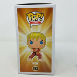 Funko Pop! Street Fighter Ken 193 Toys R' Us Exclusive Vinyl Figure Figurine NOS