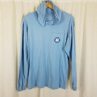 Vineyard Vines Long Sleeve Hooded T-Shirt Mens M Whale Double Sided Screenprint