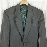 Vintage Gianfranco Ruffini Italy Plaid Wool Sport Coat Blazer Jacket Mens 39R