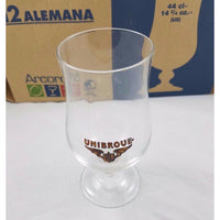 UNIBROUE BREWERY 12 Alemana CHALICE GOBLET BEER PILSNER GLASSES 14.75 oz Arcoroc